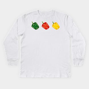 Bell Pepper Kids Long Sleeve T-Shirt